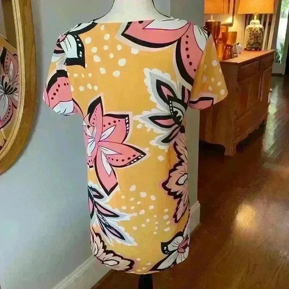 MINKPINK Dress Size Small Pretty Gold and pink - Picture 5 of 6